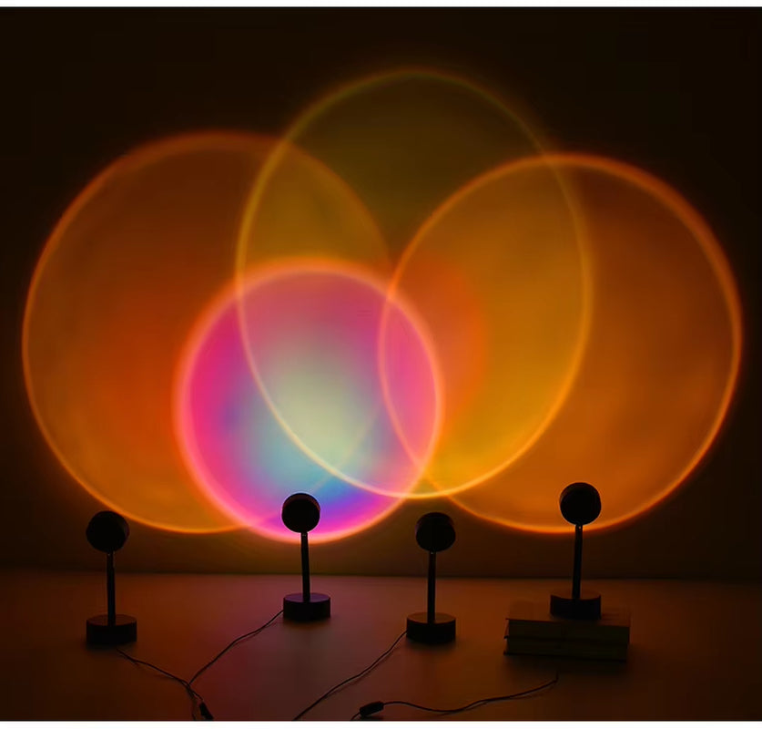 New Design Sunset Lamp 16 Colors Sunset Projection Lamp LED Sunset Lamp for Home Decoration